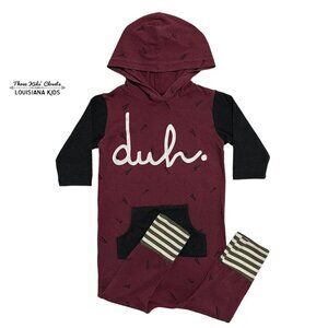 Rags 2T Duh Paper Airplane Romper Jumpsuit